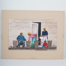 Arthur Dawson, Original Pastel Drawing, Signed
