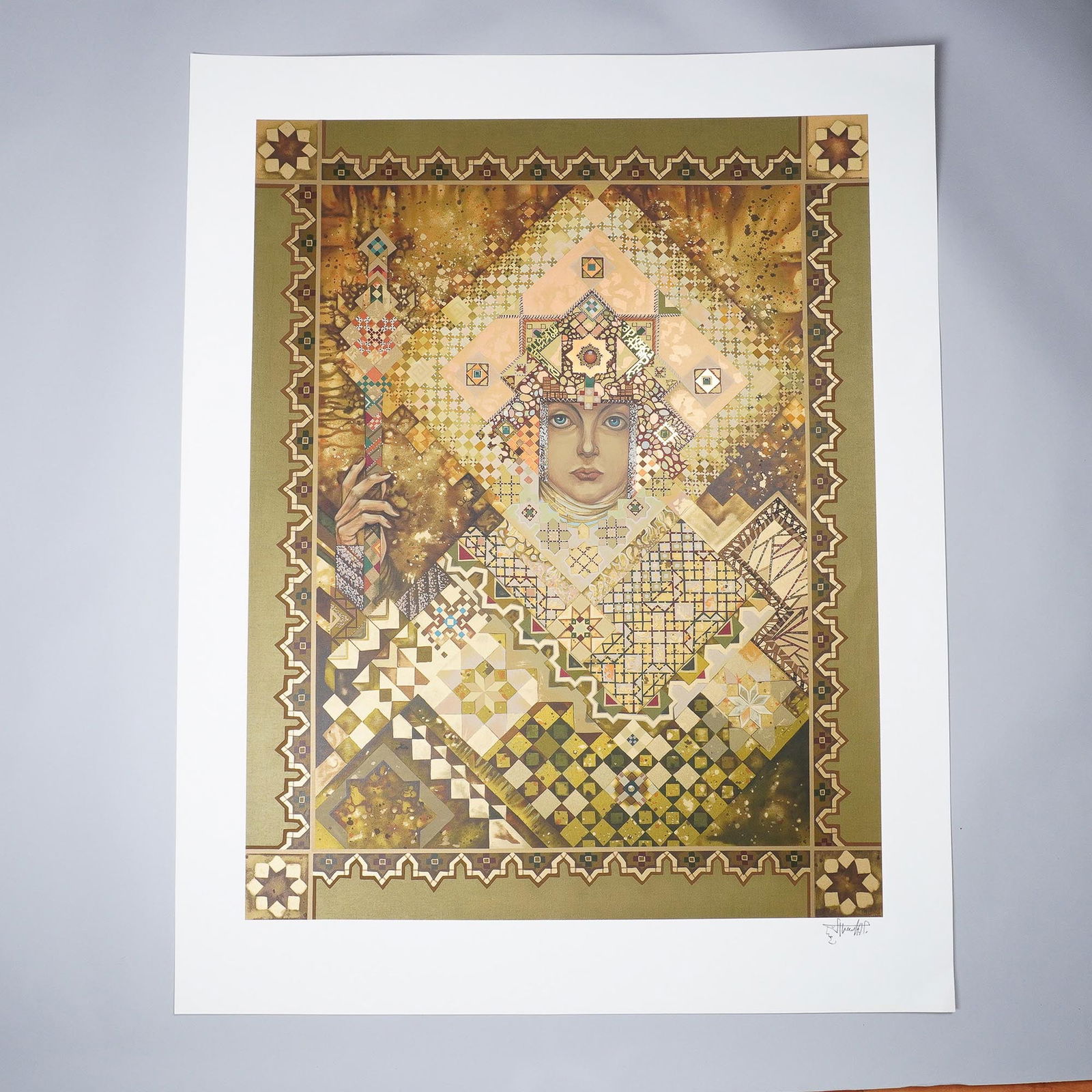 Vladimir Pronin, Serigraph in Color, Queen of Dreams, Signed (1 of 4)