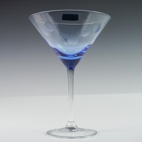 Waterford Marquis Blue Stem Martini Glass