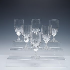6pc Mikasa Water Iced Tea Goblets, Park lane Design