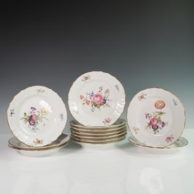 12pc Royal Copenhagen Frijsenborg Salad Plates