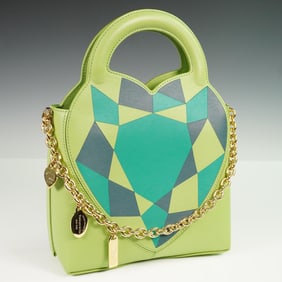Tiffany & Co. Mini Charm Tote Bag, Faceted Heart Print