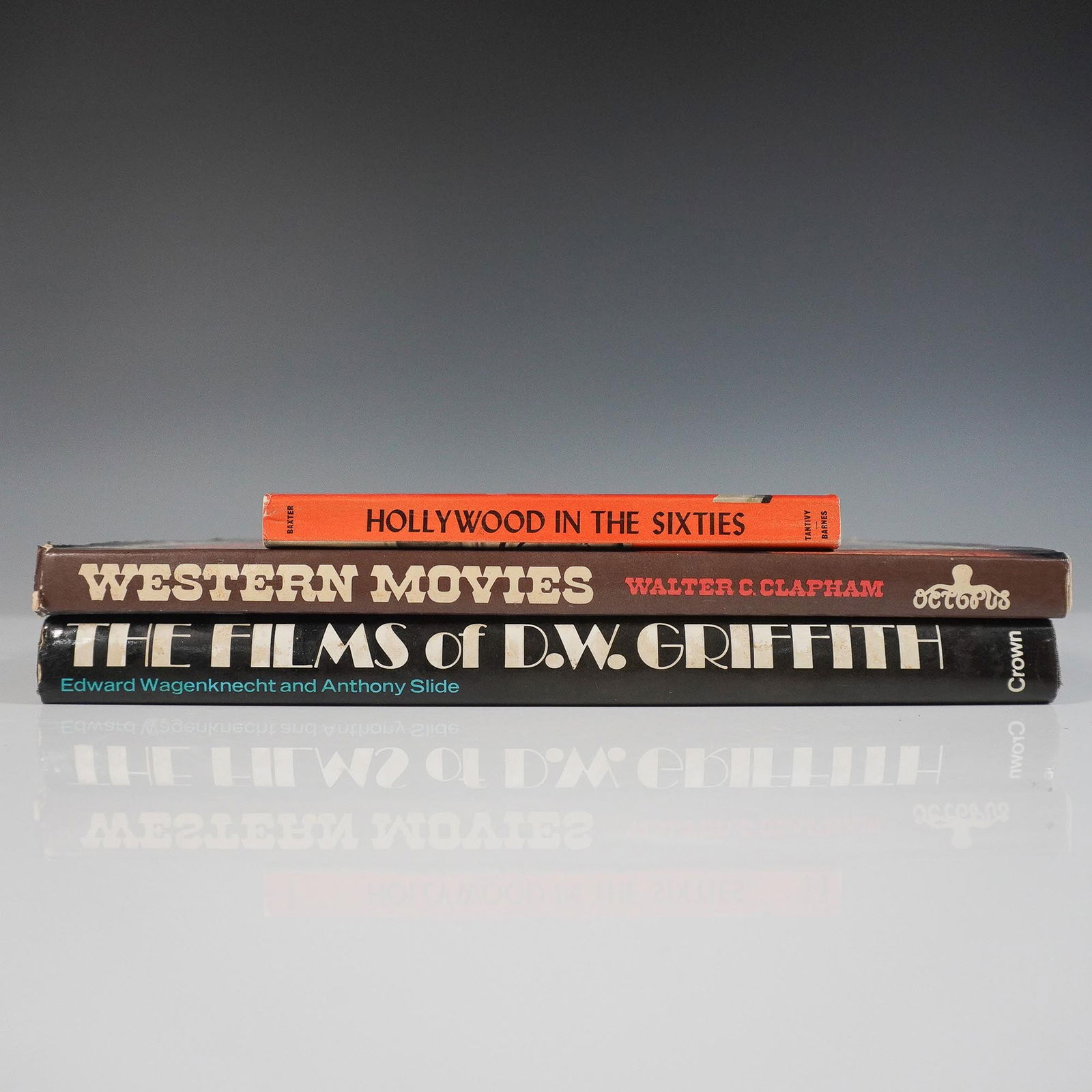 3 Vintage Film History Books, Westerns, Hollywood & D.W. Griffith (1 of 4)