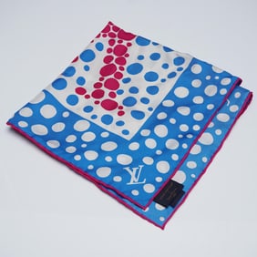 Louis Vuitton x Yayoi Kusama Silk Scarf, Monogram Dots 2023