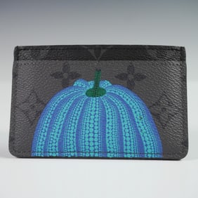 Louis Vuitton Yayoi Kusama Card Wallet, Pumpkin 