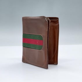 Vintage Gucci Brown Leather Wallet