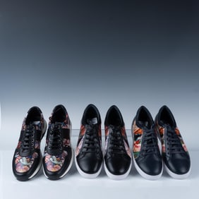 3 Pairs of Robert Graham Men's Lifestyle Sneaker Shoes