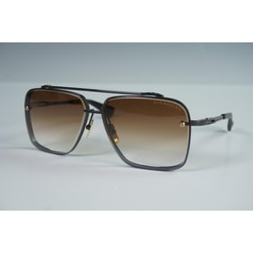 Dita Mach Six Black and Gold Gradient Sunglasses