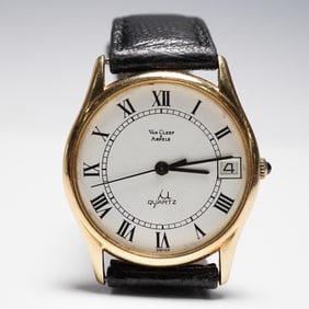 Van Cleef & Arpels 14K Gold Quartz Watch, Concord Movement