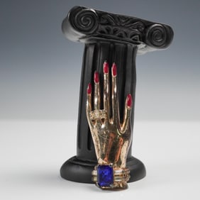 Coro Craft Sterling Hand Brooch by Adolph Katz