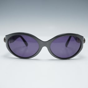 Kieselstein-Cord African Queen Gray and Black Sunglasses 