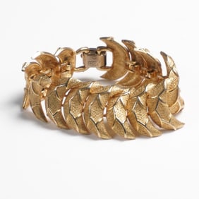 Coro Gold-Tone Link Bracelet