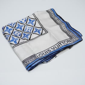 Louis Vuitton Monogram Flower Tile Silk Scarf