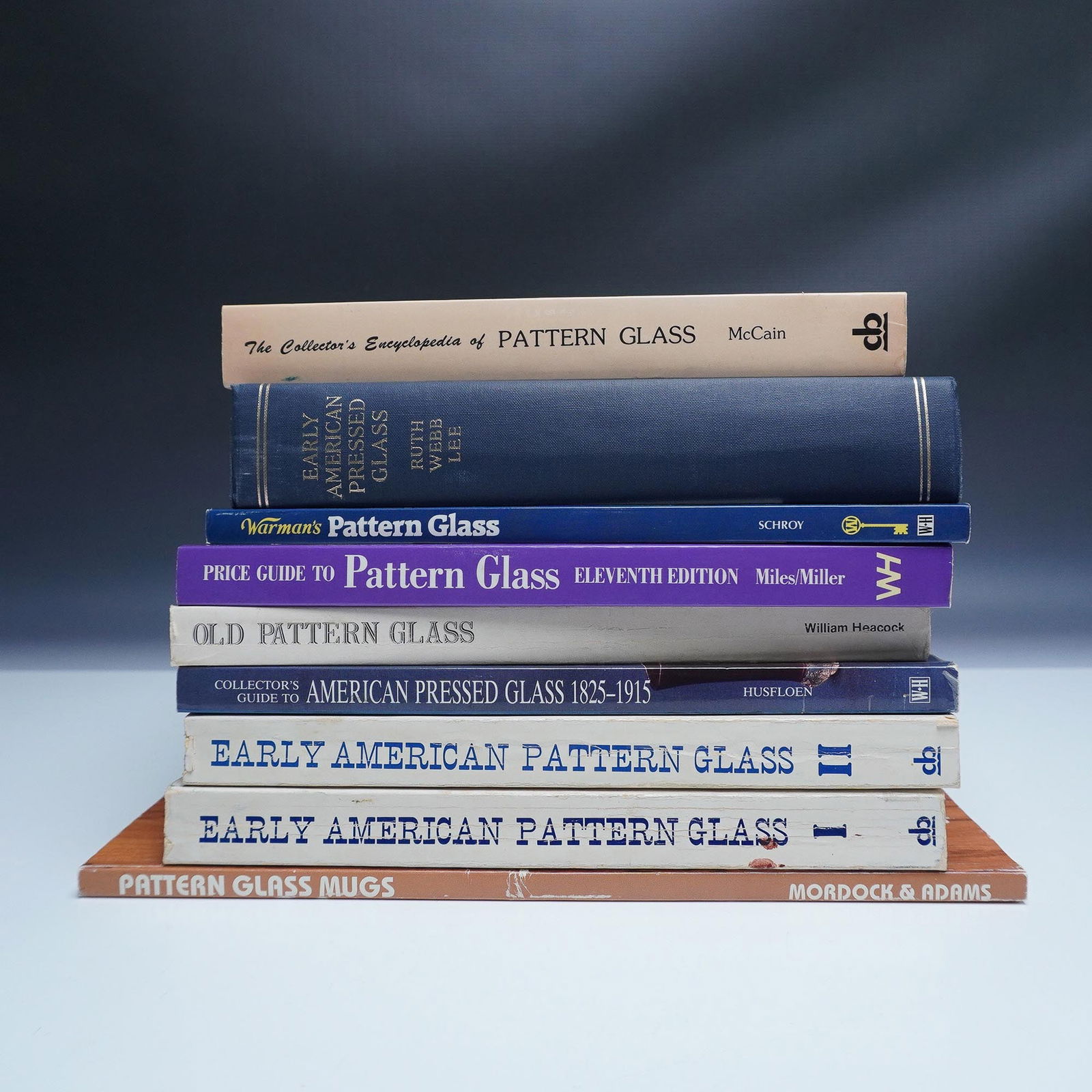 9 Early American Pattern Glass Books (1 of 5)