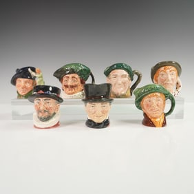 7pc Royal Doulton Small Character Jugs