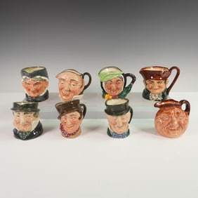 8pc Royal Doulton Small Character Jugs Assortment