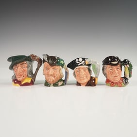 4pc Royal Doulton Mini Character Jugs