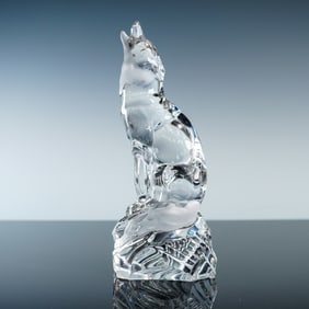 Lenox Fine Crystal Figurine, Howling Wolf