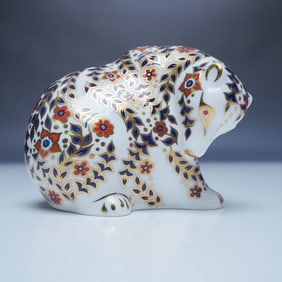 Royal Crown Derby Russian Bear Paperweight