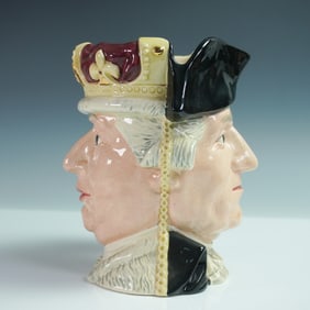 Royal Doulton Double Face George III & Washington Character Jug D6749