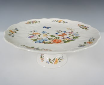 Aynsley Fine China Cottage Garden Pedestal Cake Stand