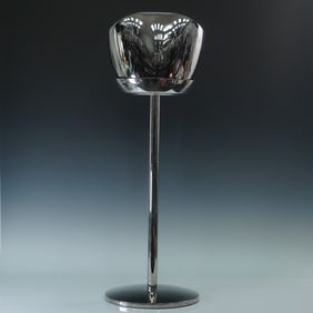 2pc Robert Welch Stainless Steel Champagne Bucket and Stand, Drift