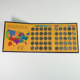First State Quarters of the United States Collector's Map 1999-2008