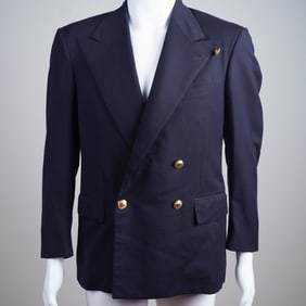 Polo by Ralph Lauren Men's Double-Breasted Navy Blazer, Size 38S
