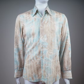 Vintage Versace Men's Wear Long Sleeve Shirt, Size 37-38