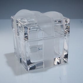 Tiffany and Co Crystal Decorative Box with Lid