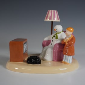 Coalport The Snowman "A Cold Night In" Figurine