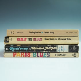 4pc Vintage Jazz & Blues Paperback Collection