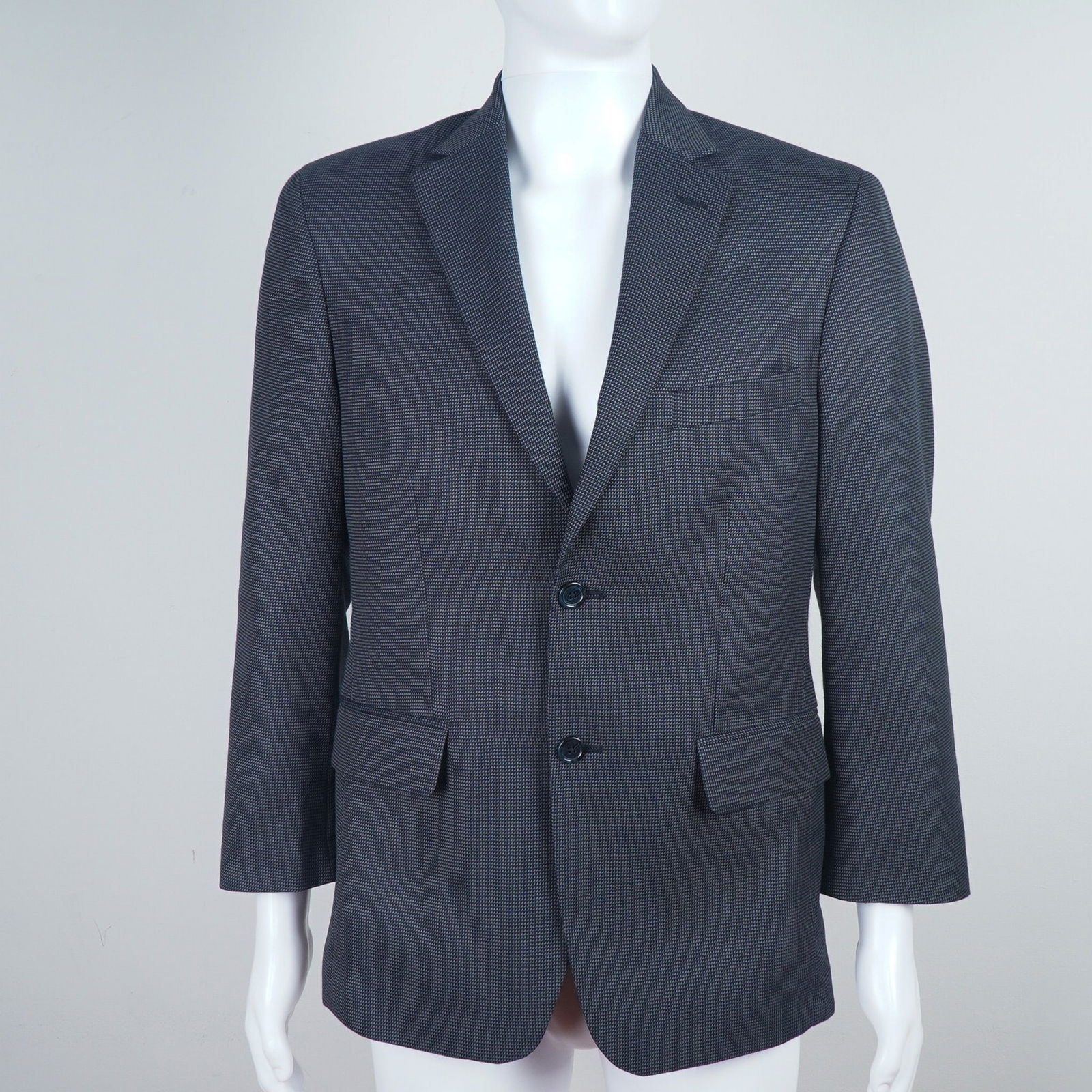Club Room Men's Gray Two-Button Blazer, Size 38S (1 of 6)