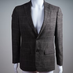 Lauren Ralph Lauren Men's Plaid Wool Blend Jacket, Size 36R
