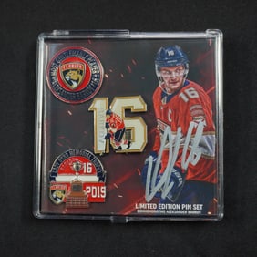 Florida Panthers Aleksander Barkov Signed Pin Set, Limited Edition