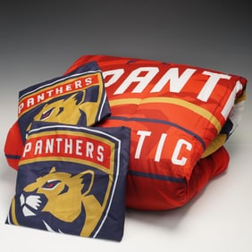 3pc Florida Panthers Full/Queen Bedding Set
