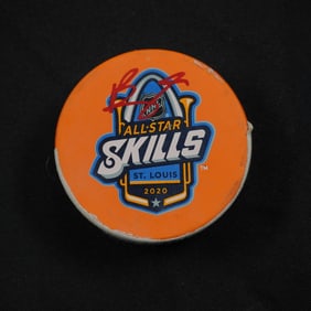 Brady Tkachuk Signed NHL All-Star Skills Puck