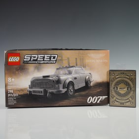 2pc Lego 007 Aston Martin and Theory 11 James Bond Playing Cards