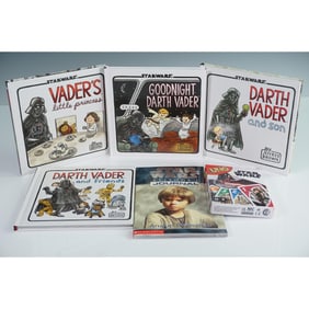 6pc Star Wars Books and Uno Game