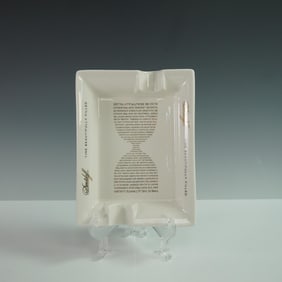 Davidoff Porcelain Cigar Ashtray, Time Beautifully Filled