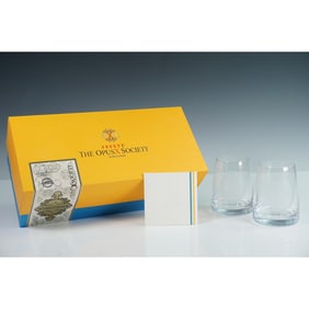 2pc Fuente OpusX Society Rock Glasses by Manny Iriarte