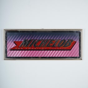 Michelob American Classic Beer Mirror Sign, 1995