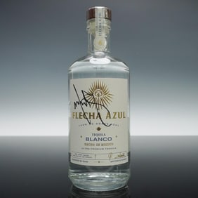 Flecha Azul Tequila Blanco Signed by Mark Wahlberg