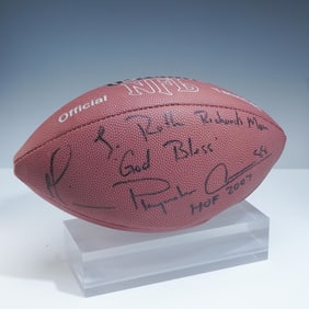 Wilson NFL MVP Football, Signed by Michael Irvin HOF 2007