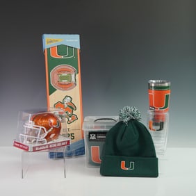 6pc University of Miami Hurricanes Gift Set
