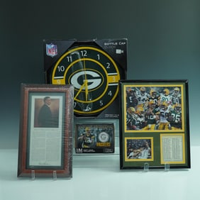 4pc Green Bay Packers Memorabilia Lot
