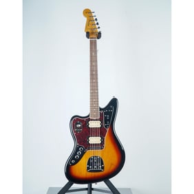 Fender Jaguar Kurt Cobain Signature Left-Handed Electric Guitar-Case, Stand