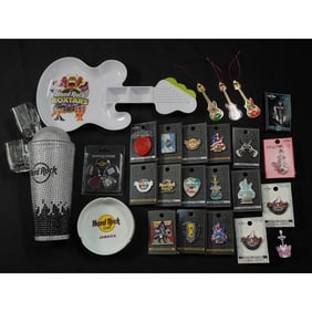 24pc Hard Rock Cafe Collectible Memorabilia