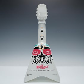 Rock N Roll Cristalino Reposado Tequila in Guitar-Shaped Bottle