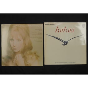 5pc Barbara Streisand Vinyl Records Collection.